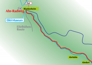 Von Ahrdorf nach Blankenheim mit dem Rad