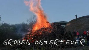 Großes Otserfeuer in den Weinbergen oberhalb von Bad Neuenahr-Ahrweiler im Ahrtal