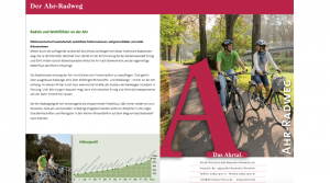 Ahr Radweg von Blankenheim bis Sinzig im Ahrtal