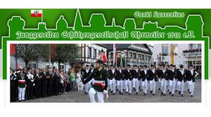 Junggesellen Schützengesellschaft Ahrweiler beim traditionellen Schützenfest