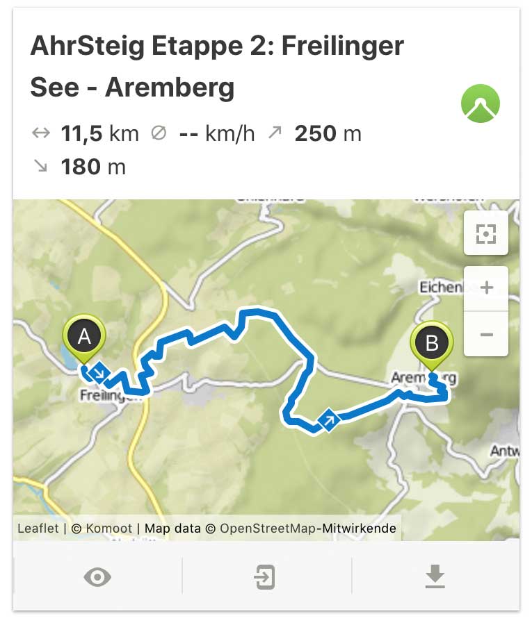 AhrSteig Etappe 2 von Freilinger See bis Aremberg